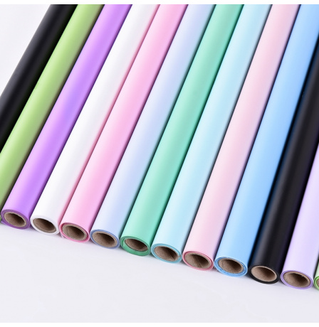 shinewrap-wholesale-pure-color-design-flower-plastic